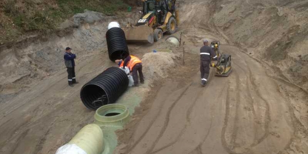 Budowa sieci kanalizacji deszczowej w ul. Wawelskiej-Walki Młodych w Pile etap II