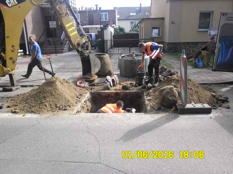 Przebudowa sieci wodociągowych, kanalizacji sanitarnych i przepompowni ścieków w Złotowie