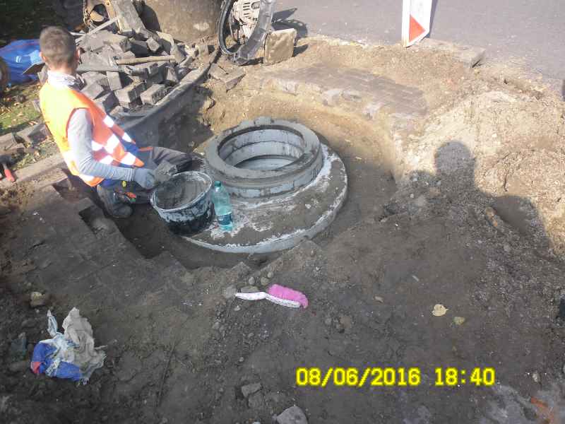 Przebudowa sieci wodociągowych, kanalizacji sanitarnych i przepompowni ścieków w Złotowie