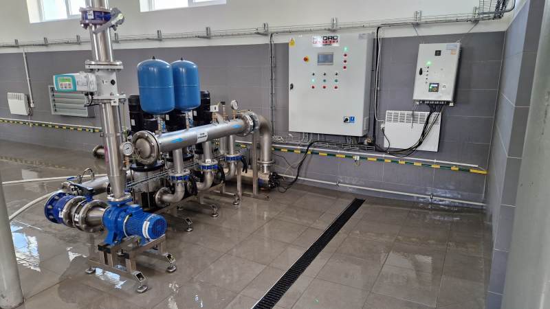 Budowa gminnego systemu zaopatrzenia w wodę w miejscowości Brokęcino i Okonek w procedurze zaprojektuj i wybuduj