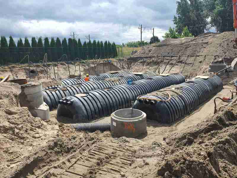 Budowa zewnętrznych sieci w Thule Grupe