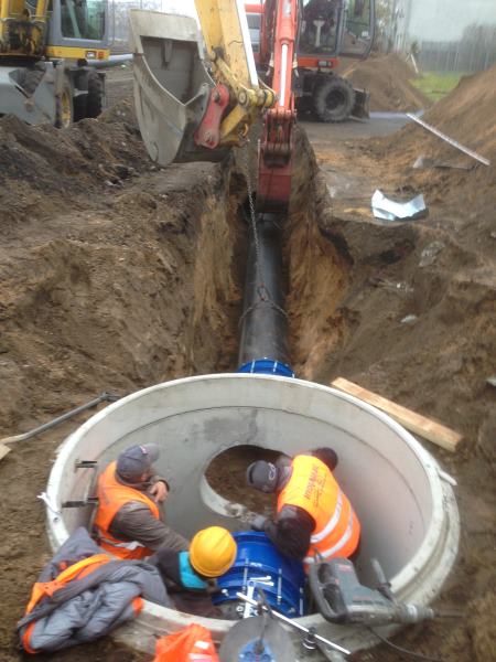 Budowa sieci kanalizacji deszczowej w ul. Wawelskiej-Walki Młodych w Pile etap II